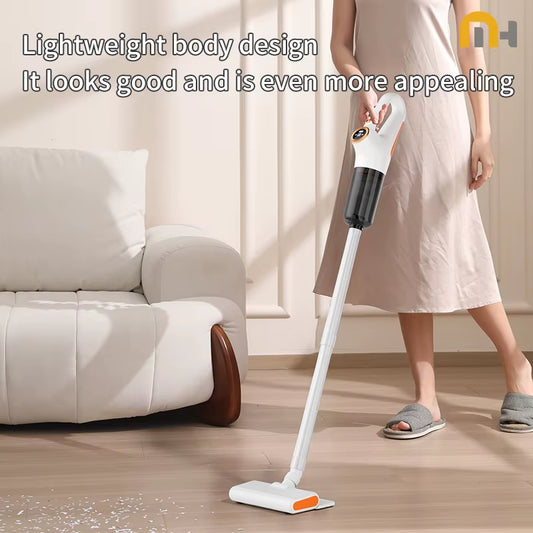 Cordless Vacuum Cleaner - Wet&Dry, Hepa Filter, 30Min Runtime, 180° Flexible Stick Vacuum Cleaner, Handheld Vacuum for Home